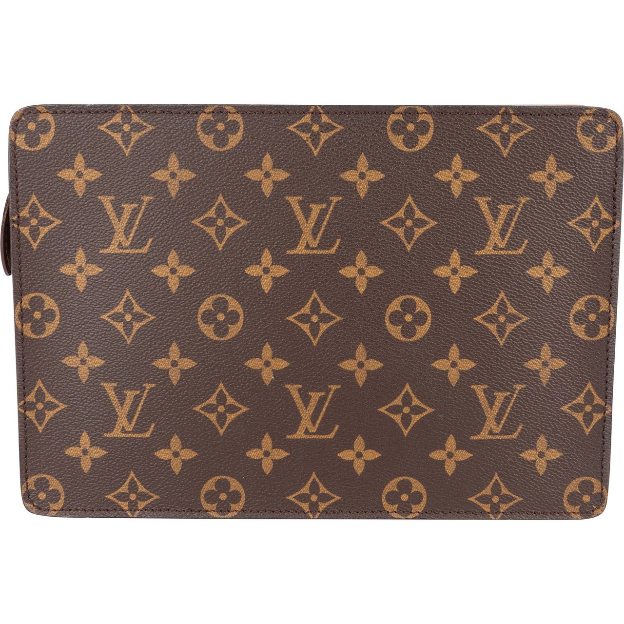 Louis Vuitton Louis Vuitton Monogram Canvas Pochette Homme Clutch Bruin