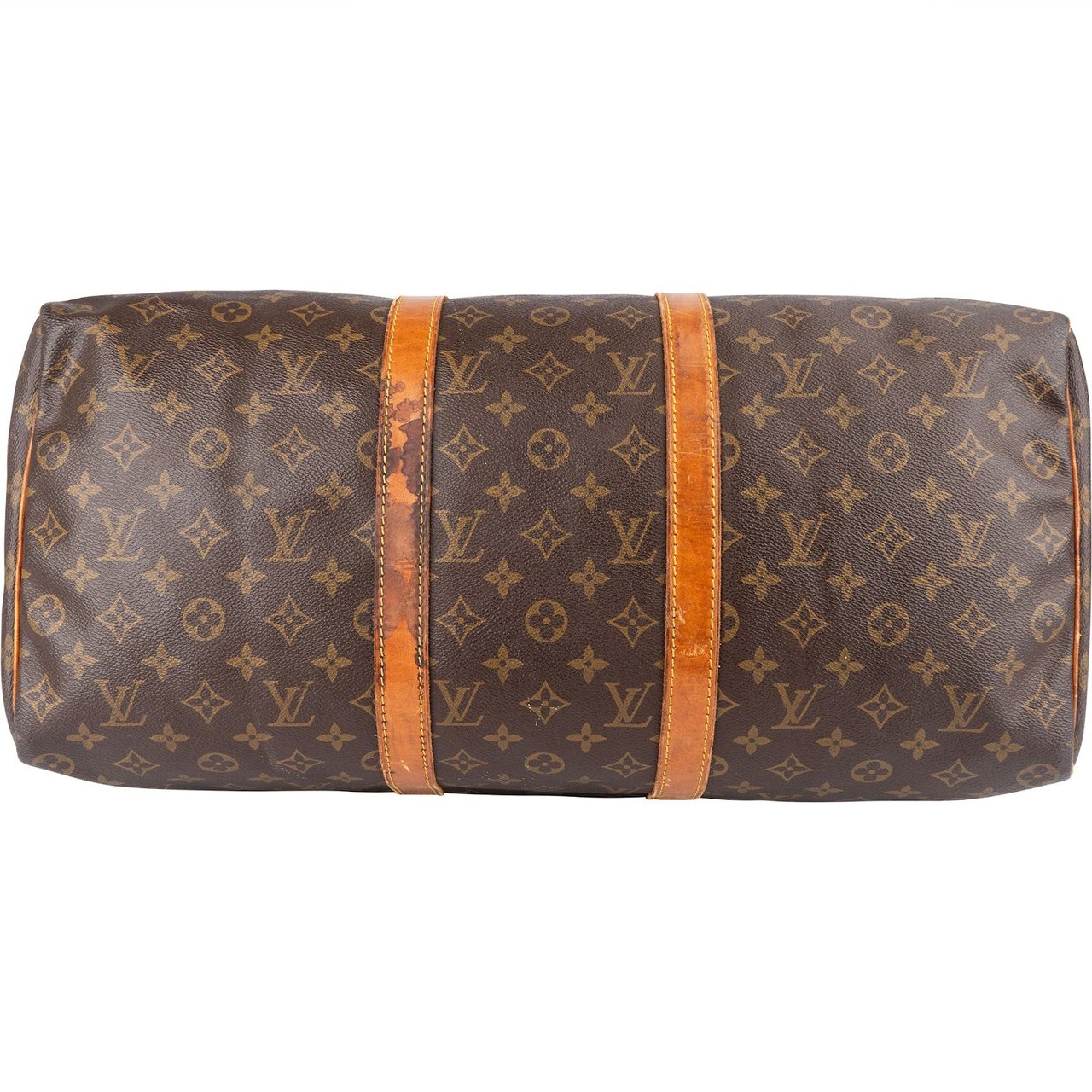 Louis Vuitton Louis Vuitton Monogram Canvas Keepall 50 Travel Bag Bruin