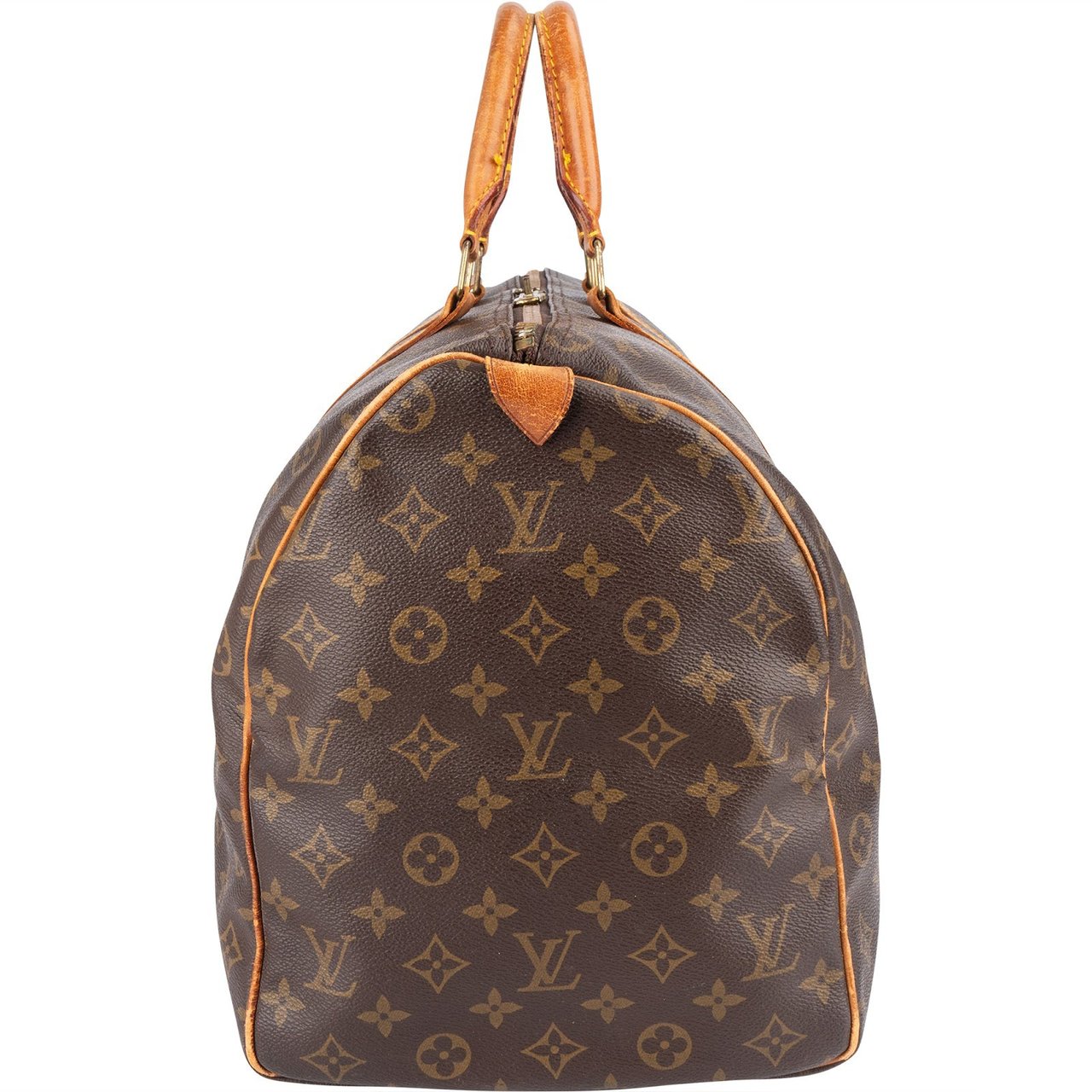 Louis Vuitton Louis Vuitton Monogram Canvas Keepall 50 Travel Bag Bruin