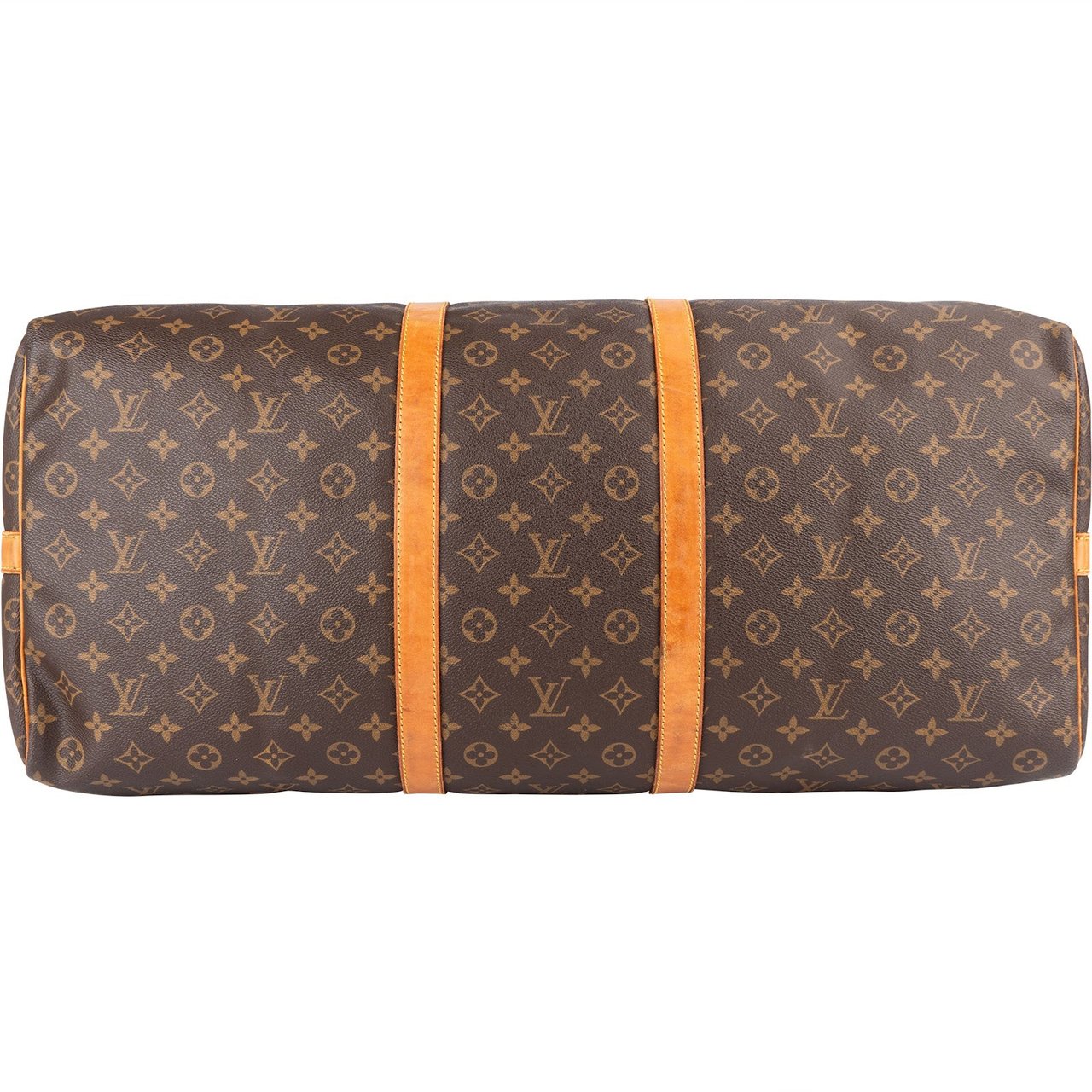 Louis Vuitton Louis Vuitton Monogram Canvas Keepall 60 Bandoulière Travel Bag Bruin