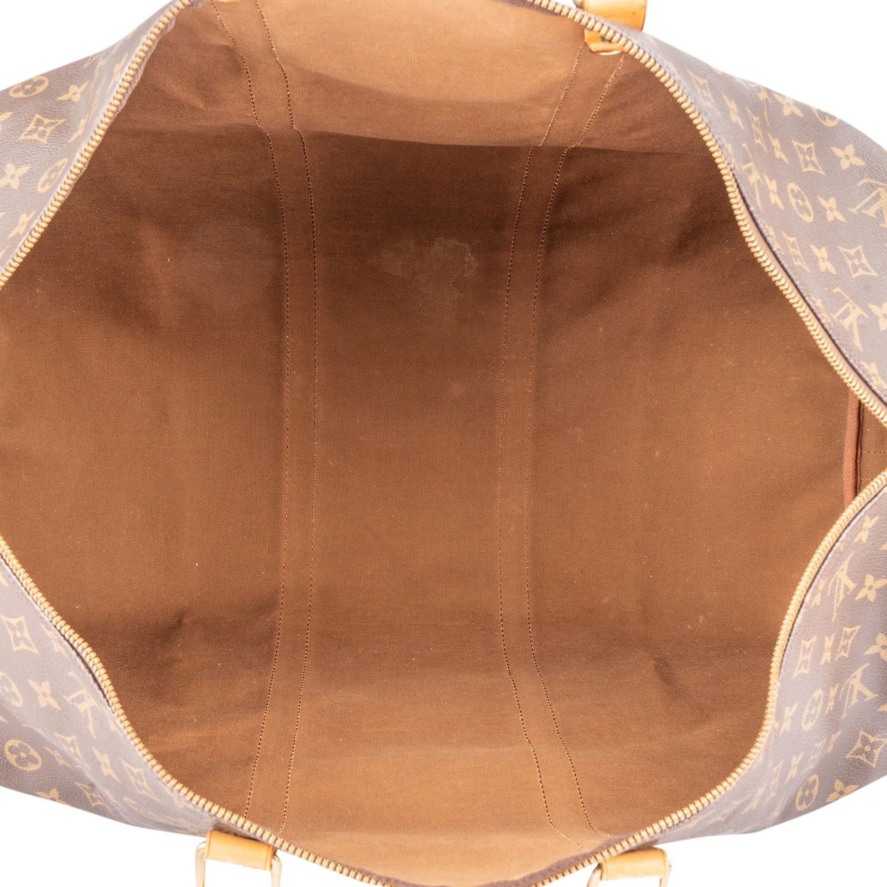 Louis Vuitton Louis Vuitton Monogram Canvas Keepall 60 Bandoulière Travel Bag Bruin