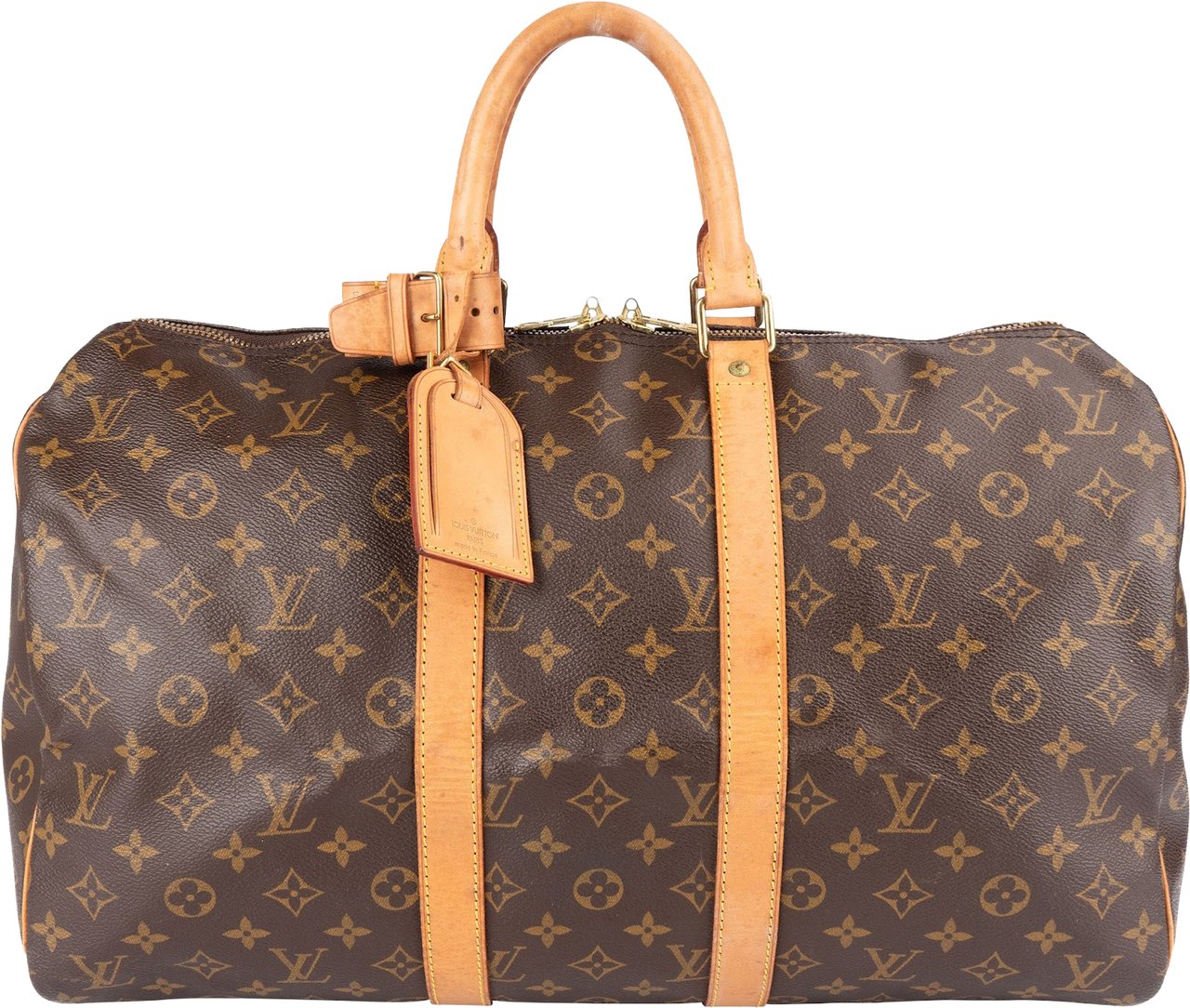 Louis Vuitton Louis Vuitton Monogram Canvas Keepall 45 Travel Bag Bruin