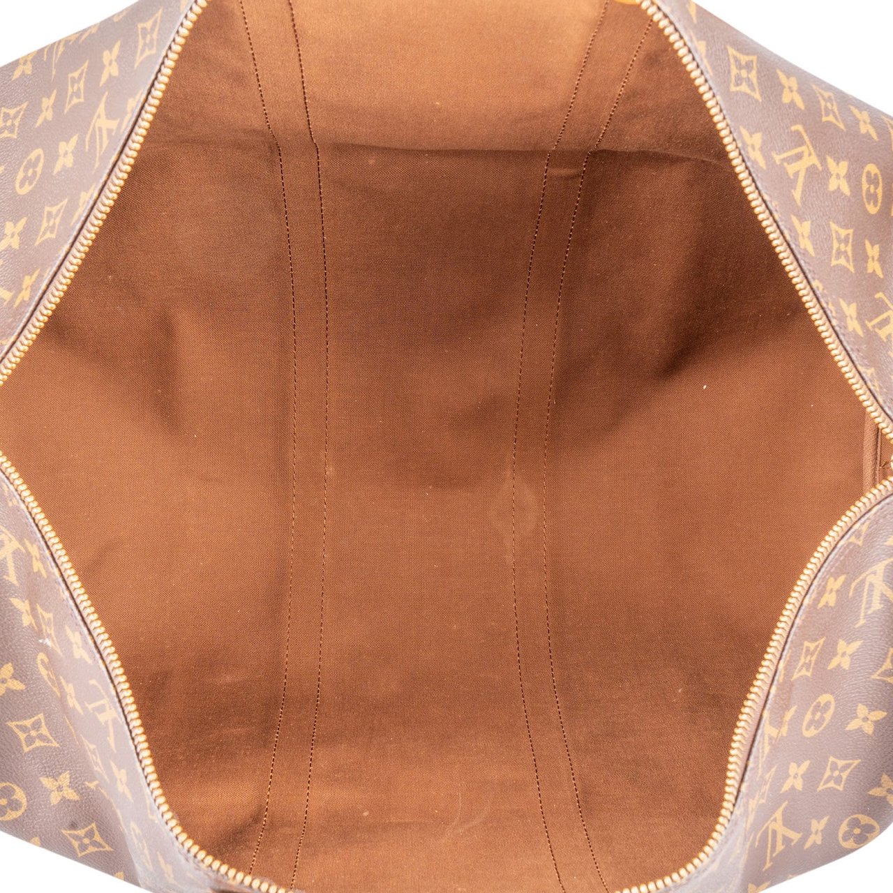 Louis Vuitton Louis Vuitton Monogram Canvas Keepall 55 Bandoulière Travel Bag Bruin