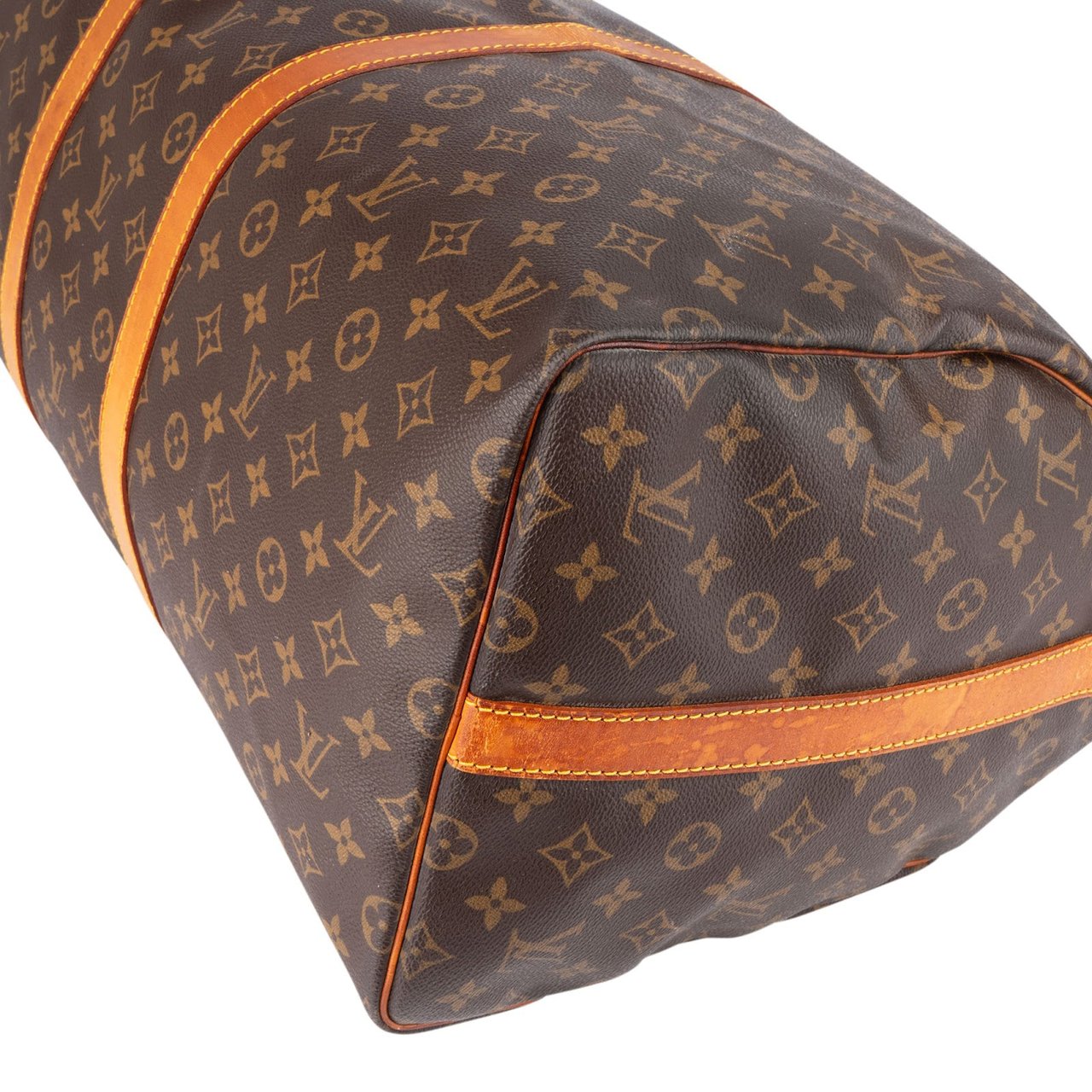 Louis Vuitton Louis Vuitton Monogram Canvas Keepall 55 Bandoulière Travel Bag Bruin