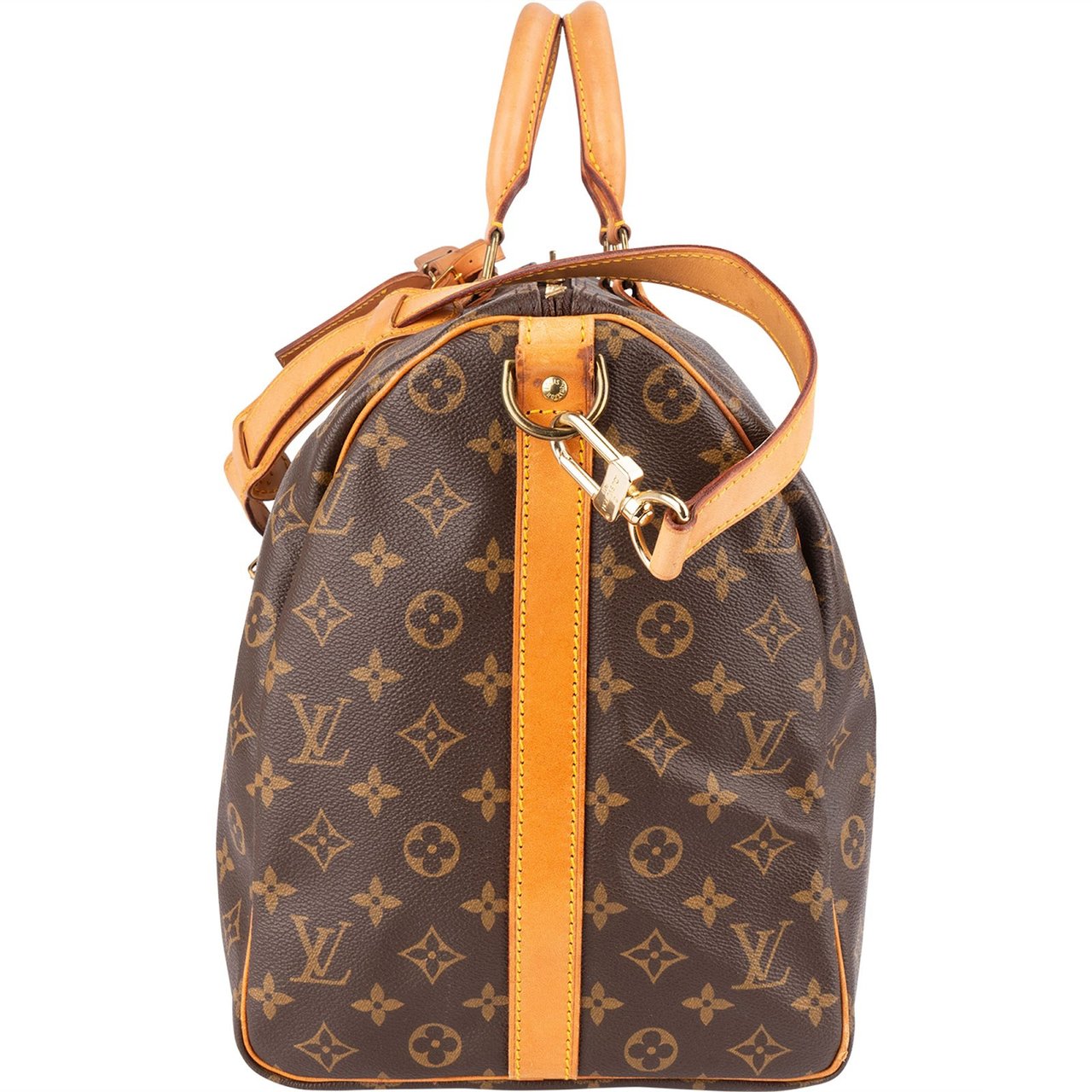 Louis Vuitton Louis Vuitton Monogram Canvas Keepall 50 Bandoulière Travel Bag Bruin