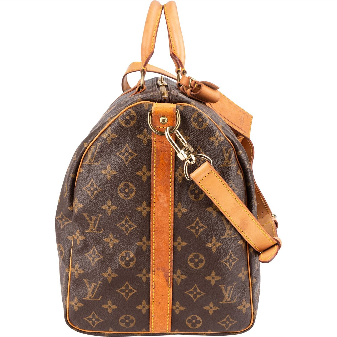 Louis Vuitton Louis Vuitton Monogram Canvas Keepall 50 Bandoulière Travel Bag Bruin
