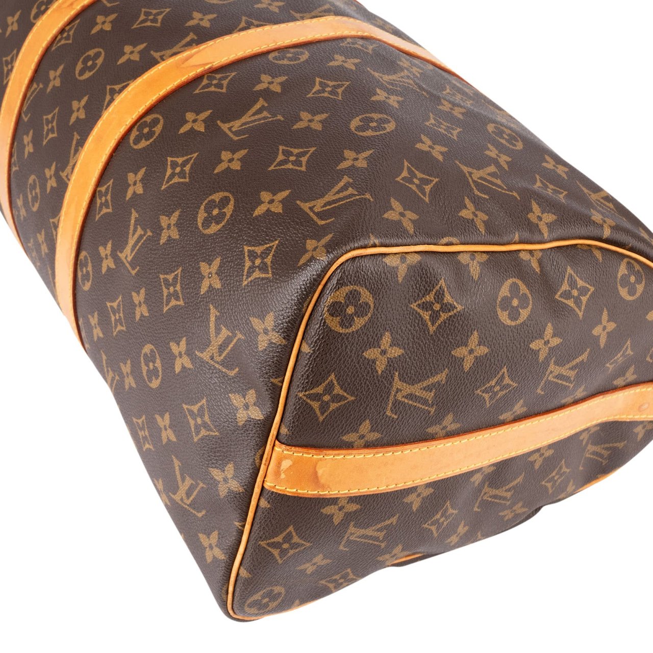 Louis Vuitton Louis Vuitton Monogram Canvas Keepall 45 Bandoulière Travel Bag Bruin