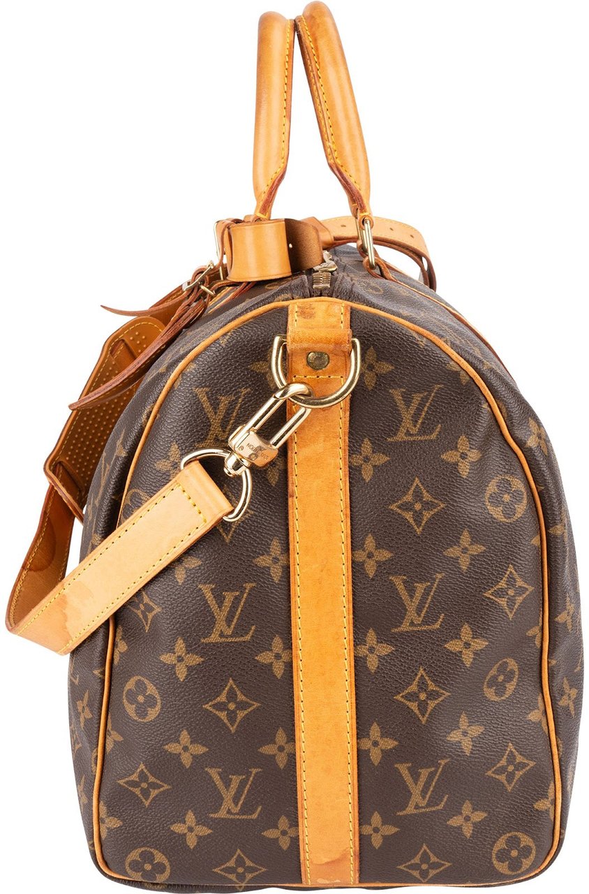 Louis Vuitton Louis Vuitton Monogram Canvas Keepall 45 Bandoulière Travel Bag Bruin