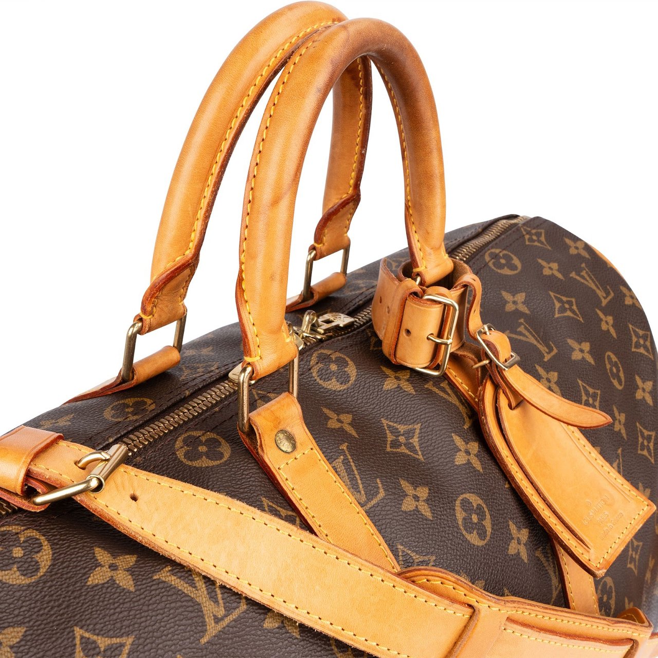 Louis Vuitton Louis Vuitton Monogram Canvas Keepall 45 Bandoulière Travel Bag Bruin