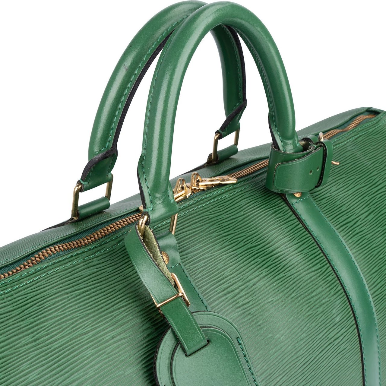 Louis Vuitton Louis Vuitton Green Epi Leather Keepall 50 Travel Bag Groen