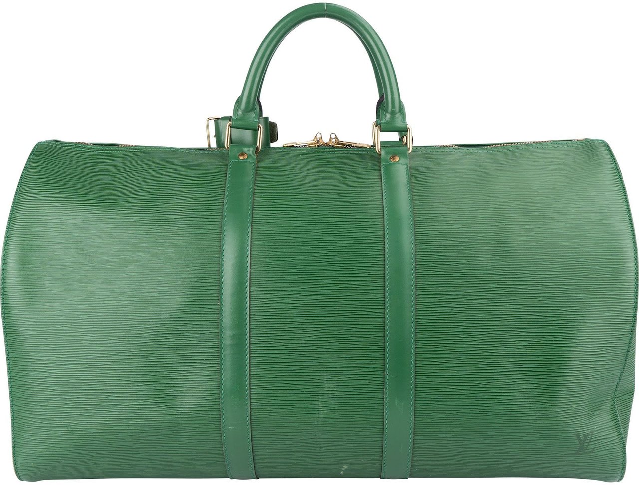 Louis Vuitton Louis Vuitton Green Epi Leather Keepall 50 Travel Bag Groen