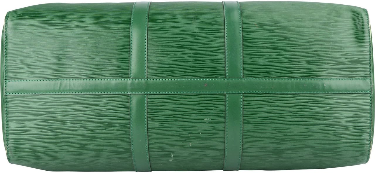 Louis Vuitton Louis Vuitton Green Epi Leather Keepall 50 Travel Bag Groen