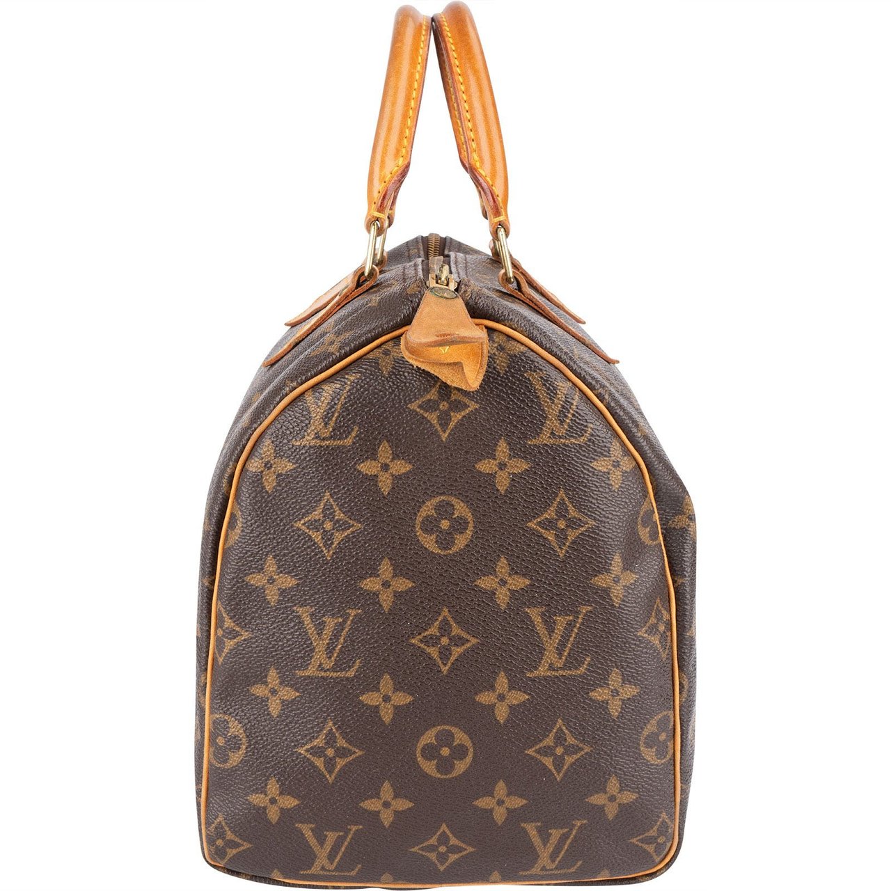 Louis Vuitton Louis Vuitton Monogram Canvas Speedy 30 Handbag Bruin