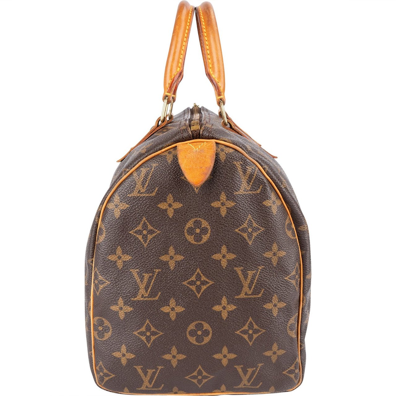 Louis Vuitton Louis Vuitton Monogram Canvas Speedy 30 Handbag Bruin