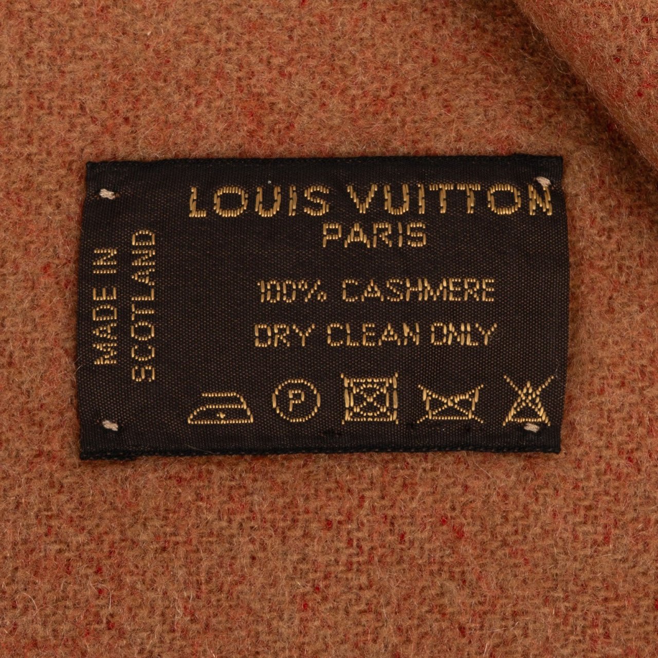 Louis Vuitton Louis Vuitton Cashmere Monogram Cardiff Schal Scarf Rood