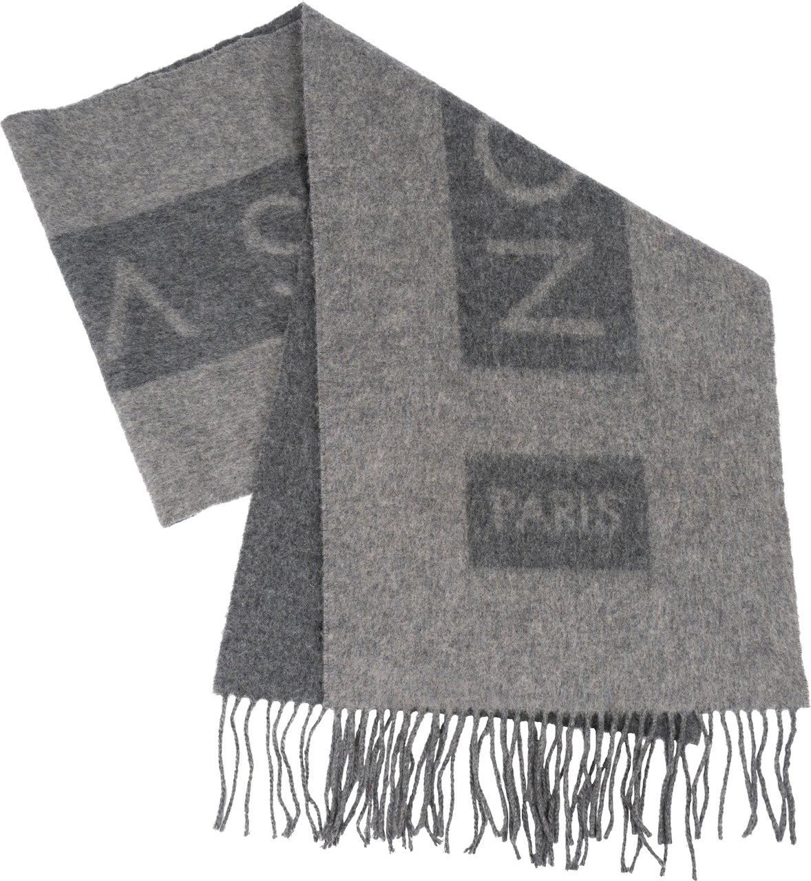 Louis Vuitton Louis Vuitton Grey Cashmere Schal Scarf Donkergrijs