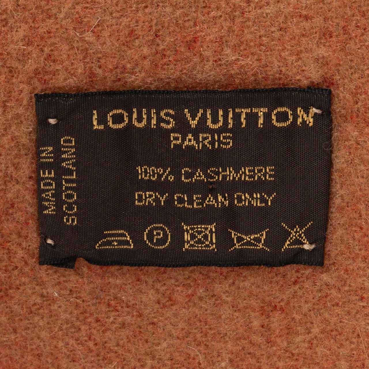 Louis Vuitton Louis Vuitton Cashmere Monogram Cardiff Schal Scarf Rood