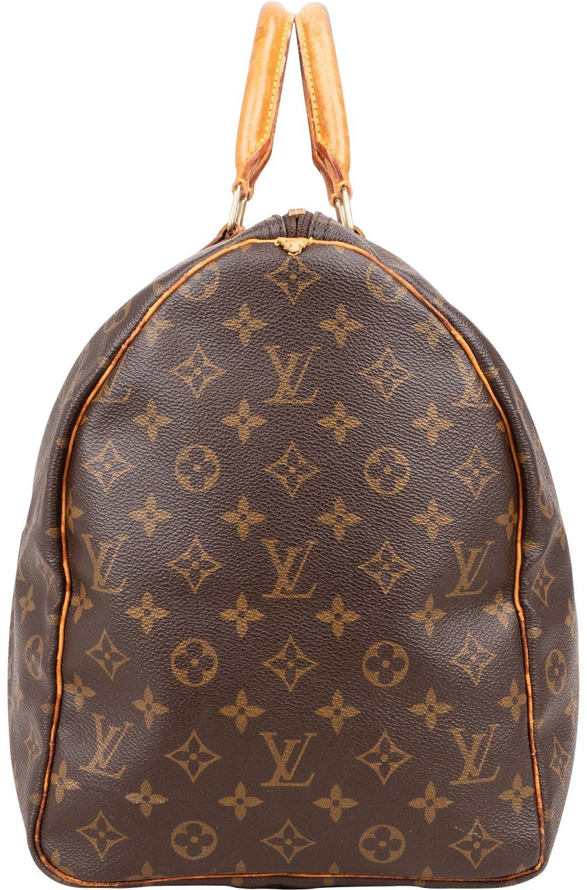 Louis Vuitton Louis Vuitton Monogram Canvas Keepall 50 Travel Bag Bruin