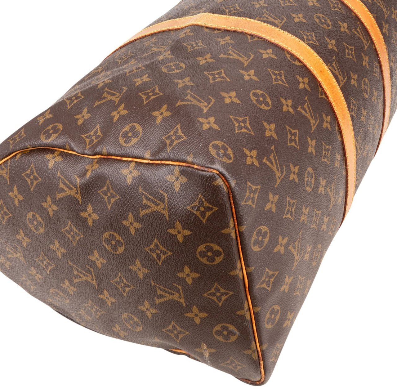 Louis Vuitton Louis Vuitton Monogram Canvas Keepall 50 Travel Bag Bruin