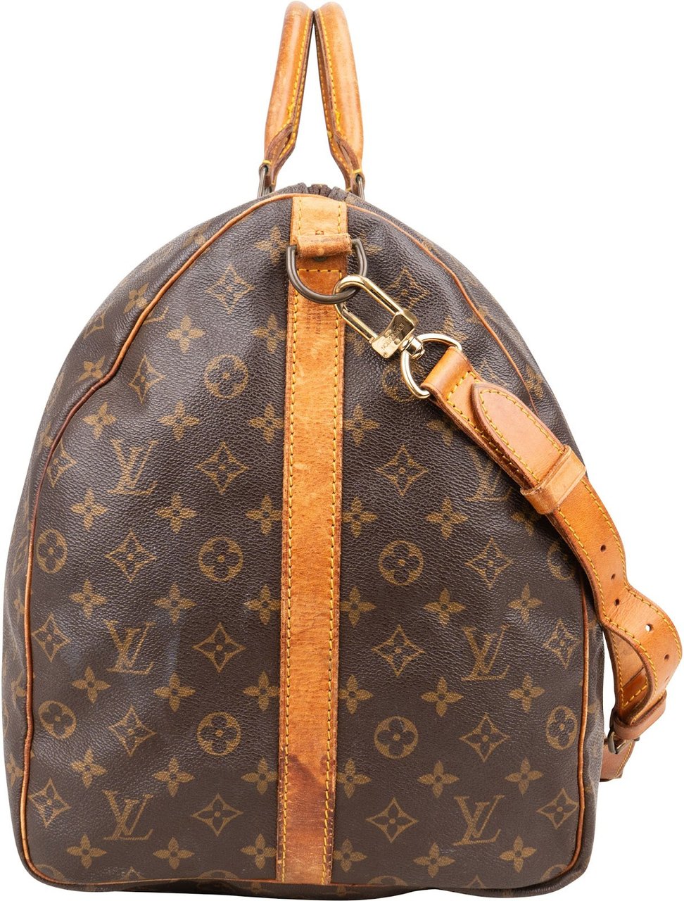 Louis Vuitton Louis Vuitton Monogram Canvas Keepall 60 Bandoulière Travel Bag Bruin
