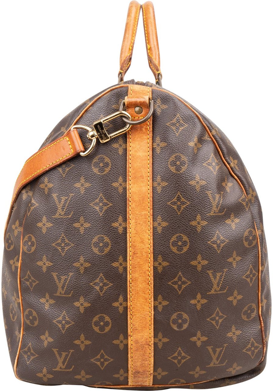 Louis Vuitton Louis Vuitton Monogram Canvas Keepall 60 Bandoulière Travel Bag Bruin