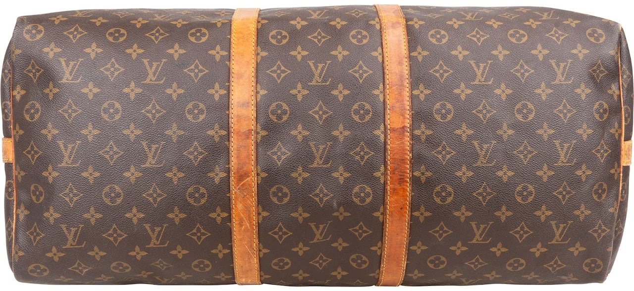 Louis Vuitton Louis Vuitton Monogram Canvas Keepall 60 Bandoulière Travel Bag Bruin