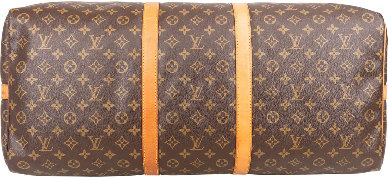 Louis Vuitton Louis Vuitton Monogram Canvas Keepall 60 Bandoulière Travel Bag Bruin
