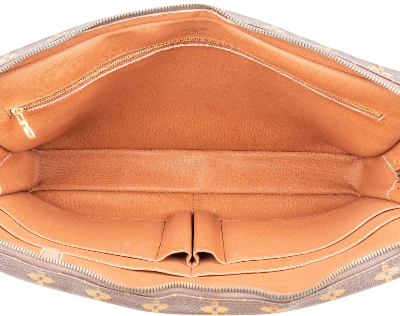 Louis Vuitton Louis Vuitton Monogram Canvas Porte-Documents Handbag Bruin