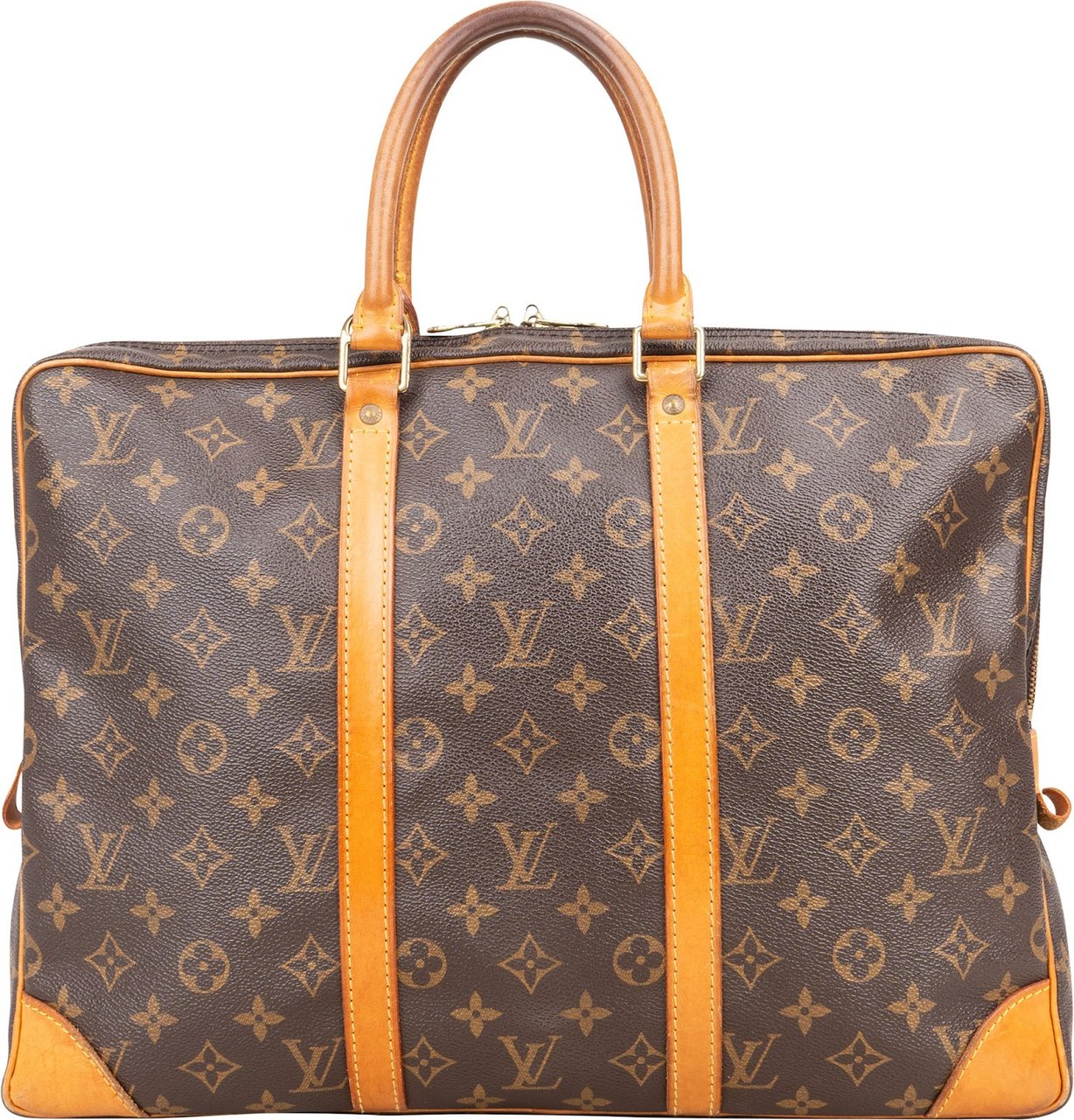 Louis Vuitton Louis Vuitton Monogram Canvas Porte-Documents Handbag Bruin