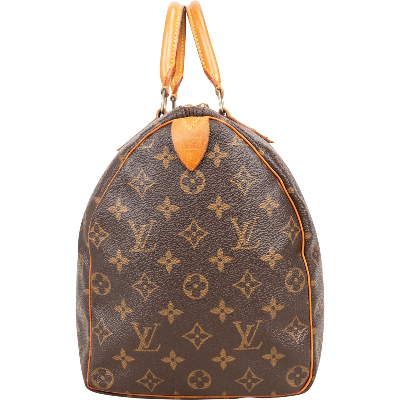 Louis Vuitton Louis Vuitton Monogram Canvas Speedy 35 Handbag Bruin