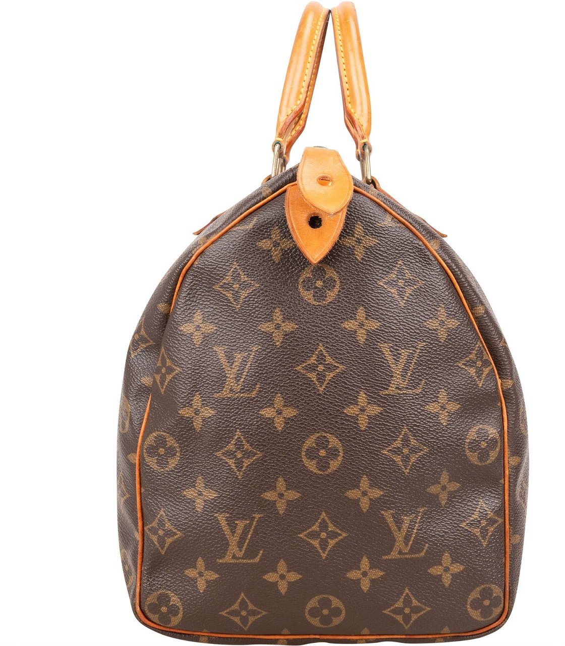 Louis Vuitton Louis Vuitton Monogram Canvas Speedy 35 Handbag Bruin
