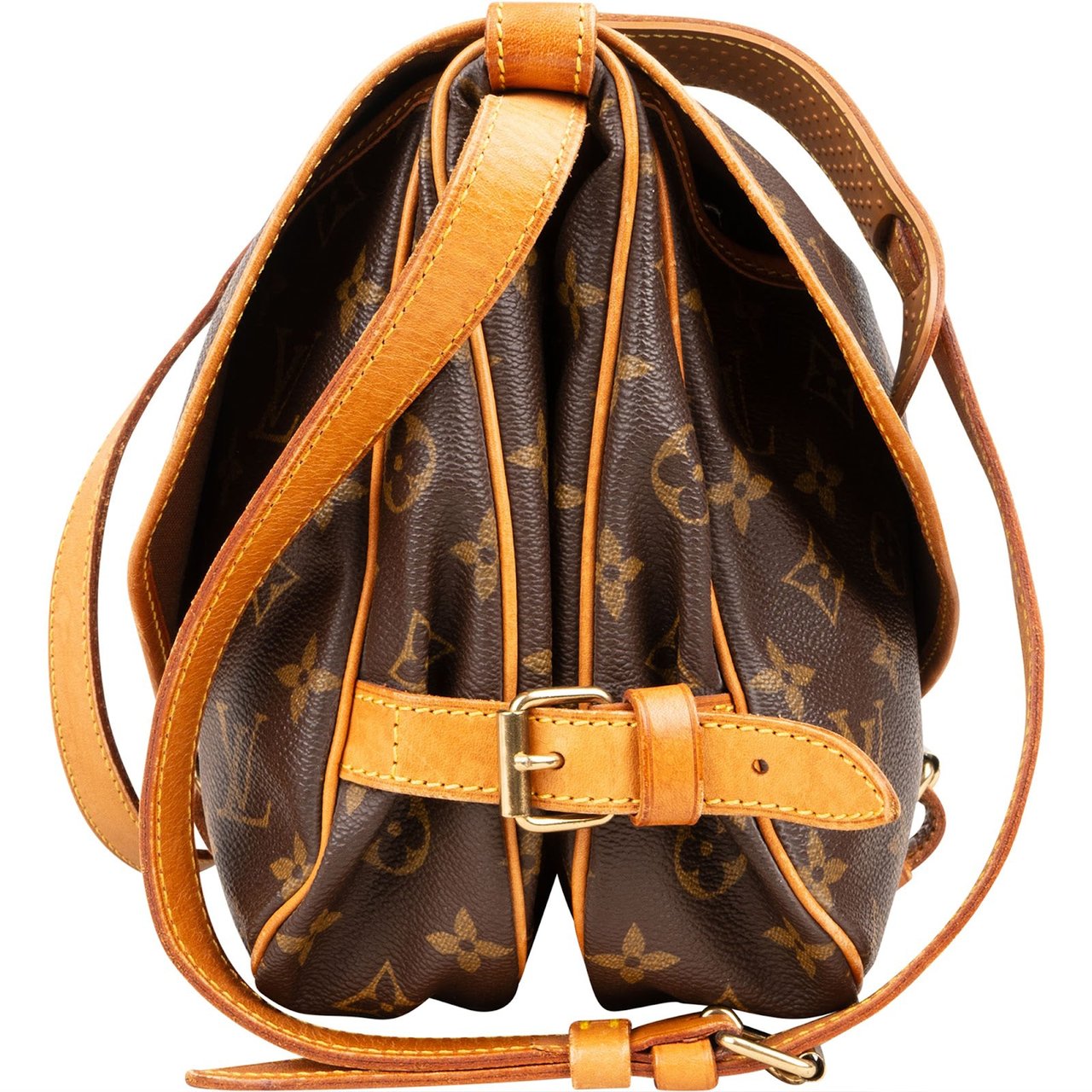 Louis Vuitton Louis Vuitton Monogram Canvas Saumur 30 Crossbody Bag Bruin