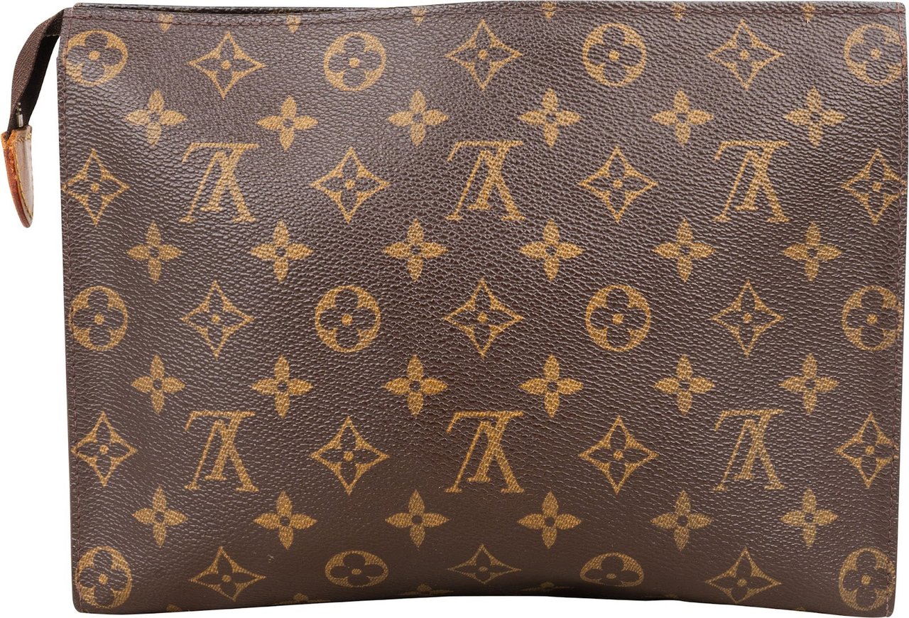 Louis Vuitton Louis Vuitton Monogram Canvas Poche Toilette 25 Clutch Bruin