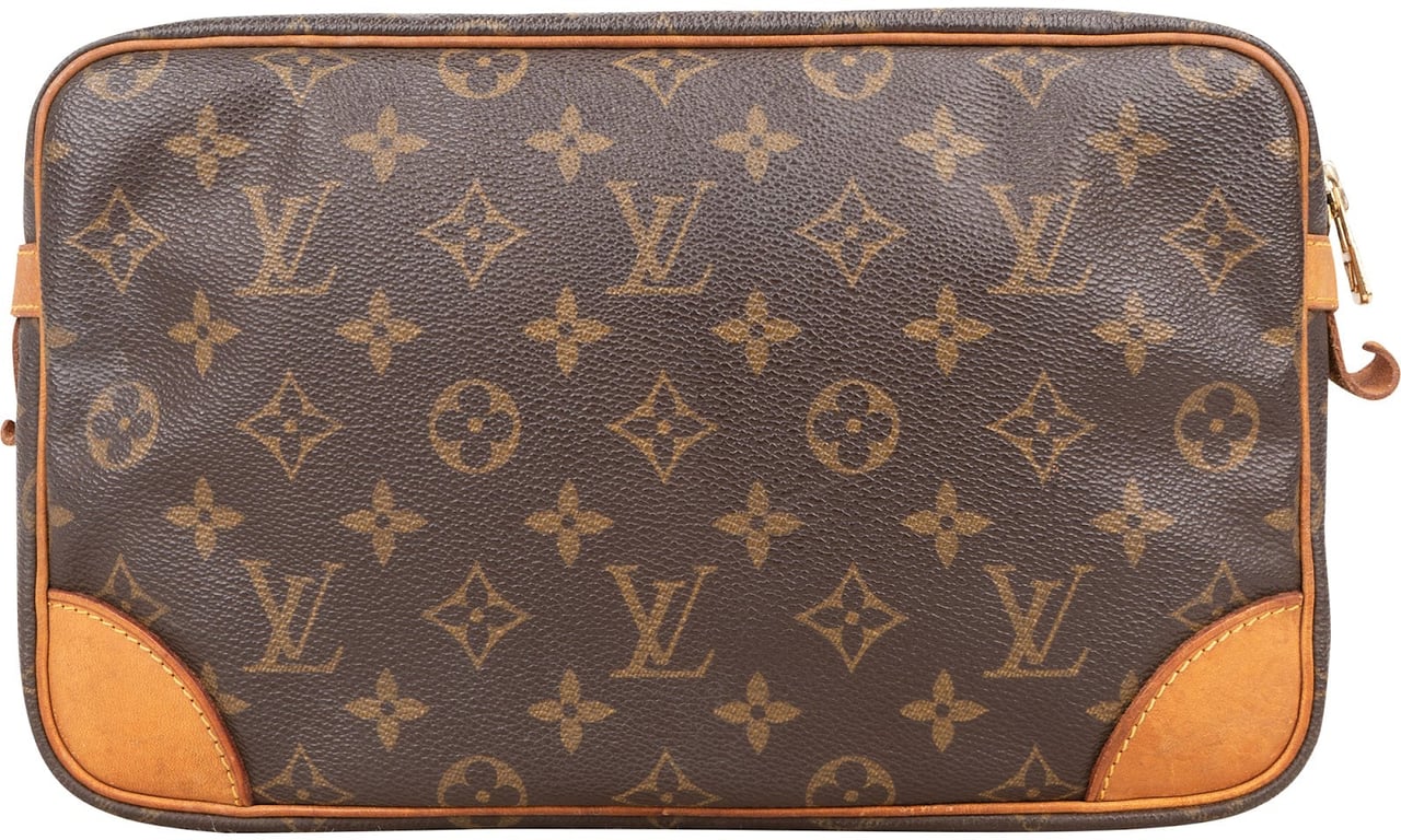 Louis Vuitton Louis Vuitton Monogram Canvas Compiegne 28 Clutch Bruin