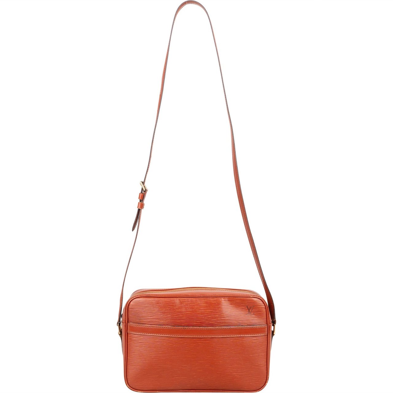 Louis Vuitton Cognac Epi Leather Trocadero 27 Crossbody Bag Bruin