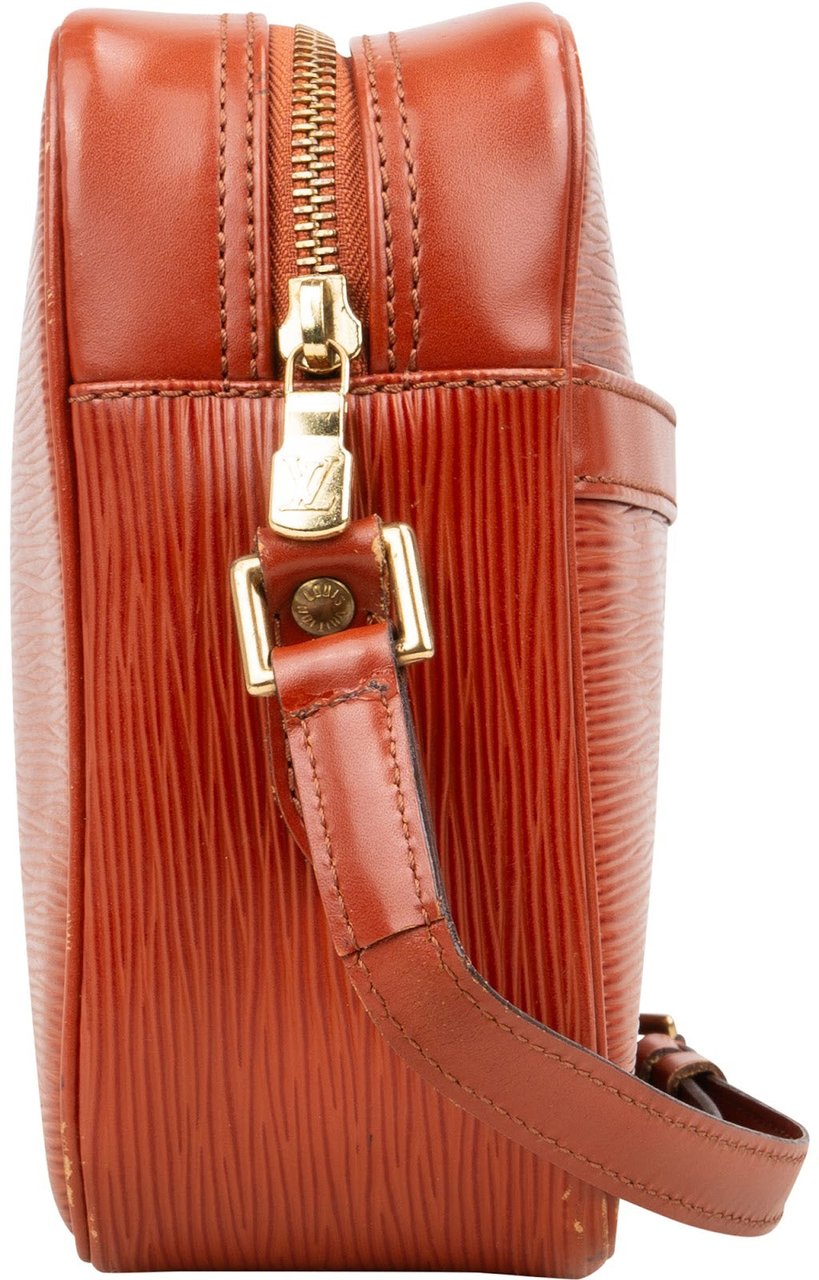 Louis Vuitton Cognac Epi Leather Trocadero 27 Crossbody Bag Bruin