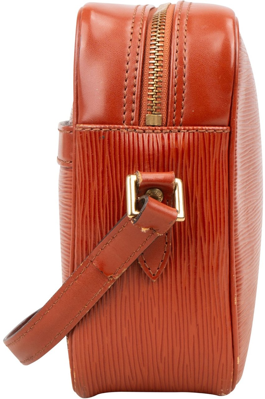 Louis Vuitton Cognac Epi Leather Trocadero 27 Crossbody Bag Bruin