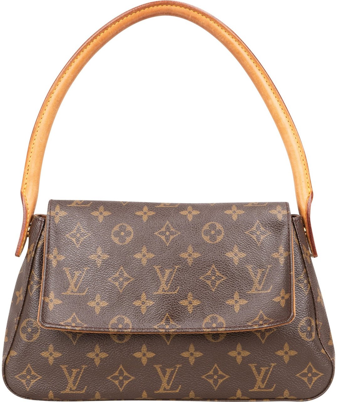 Louis Vuitton Louis Vuitton Canvas Monogram Mini Looping Shoulder Bag Bruin