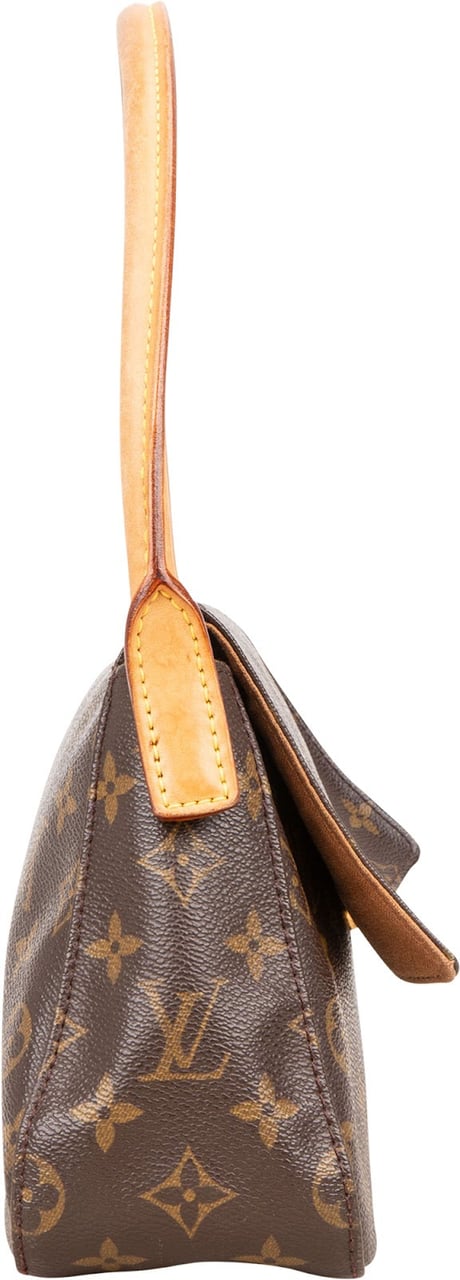 Louis Vuitton Louis Vuitton Canvas Monogram Mini Looping Shoulder Bag Bruin