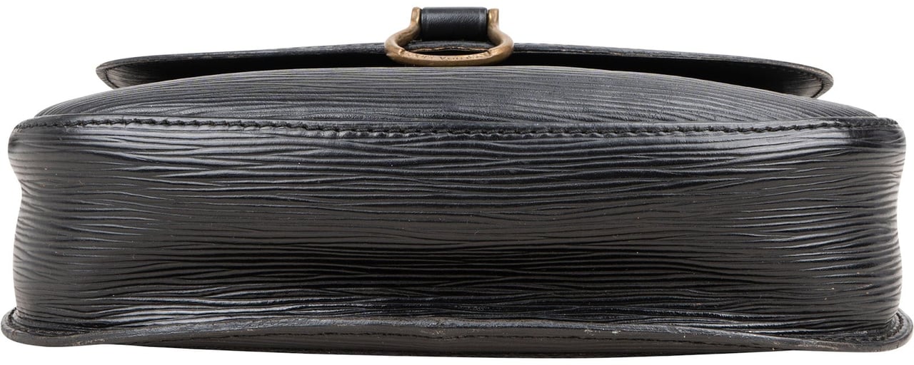 Louis Vuitton Louis Vuitton Noir Epi Leather Saint Cloud GM Crossbody Bag Zwart