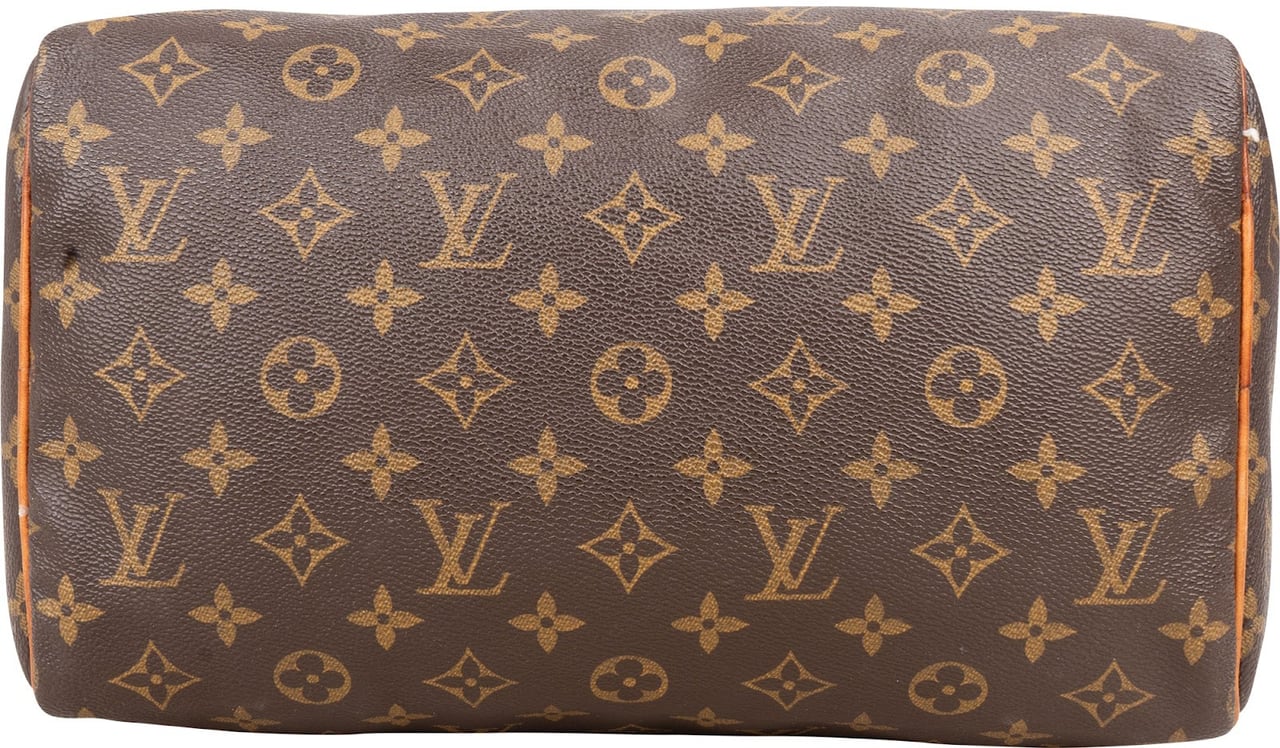 Louis Vuitton Louis Vuitton Monogram Canvas Speedy 30 Handbag Bruin