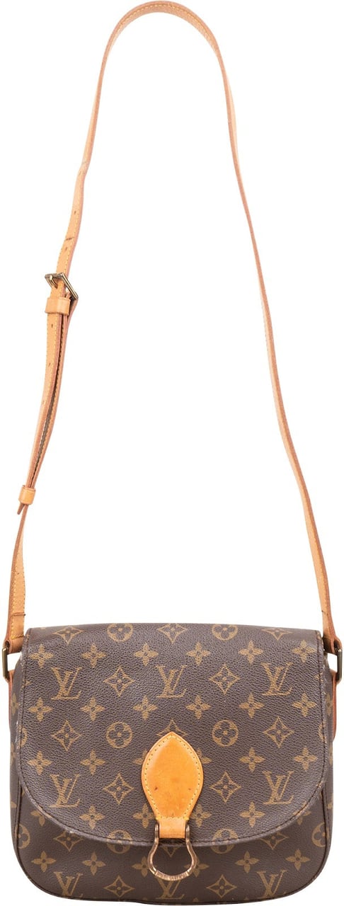 Louis Vuitton Louis Vuitton Monogram Canvas Saint Cloud GM Crossbody Bag Bruin