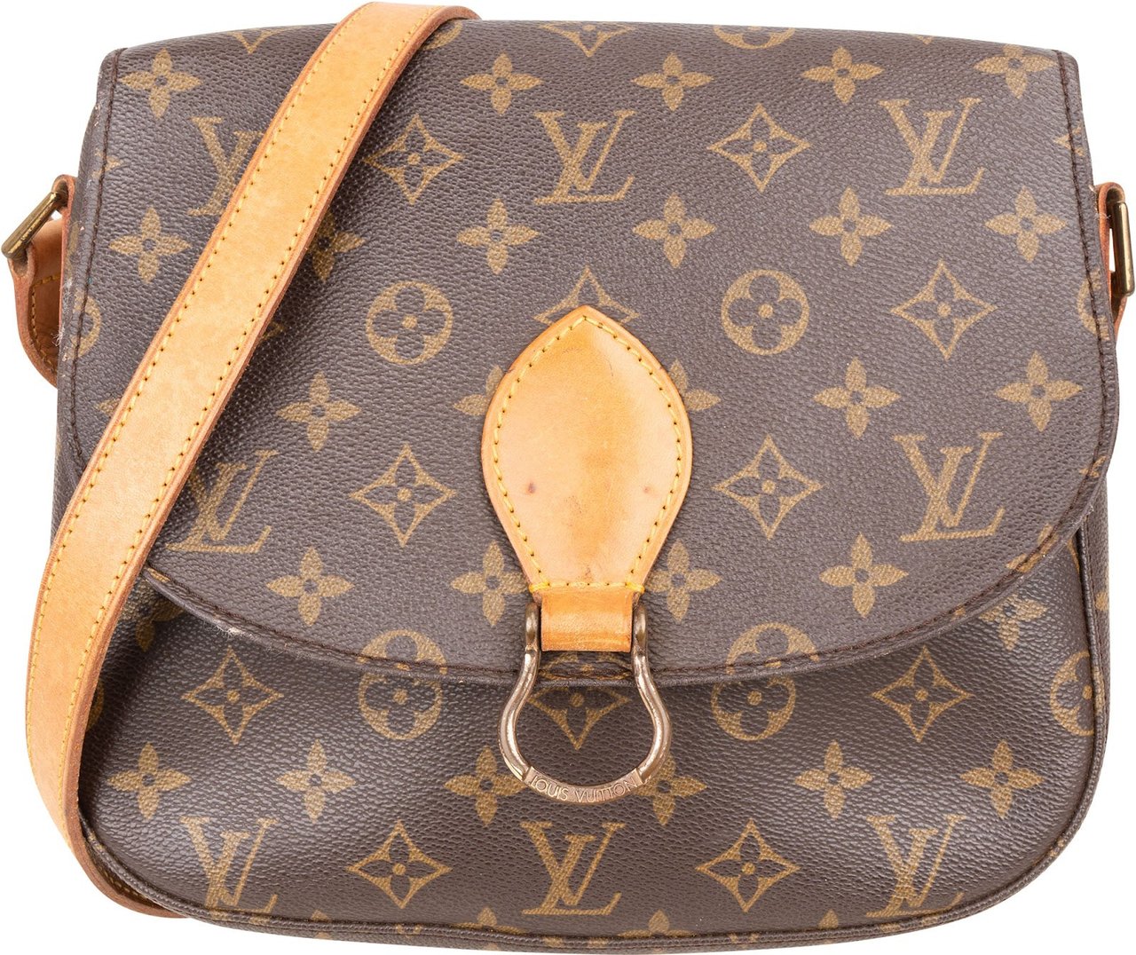 Louis Vuitton Louis Vuitton Monogram Canvas Saint Cloud GM Crossbody Bag Bruin