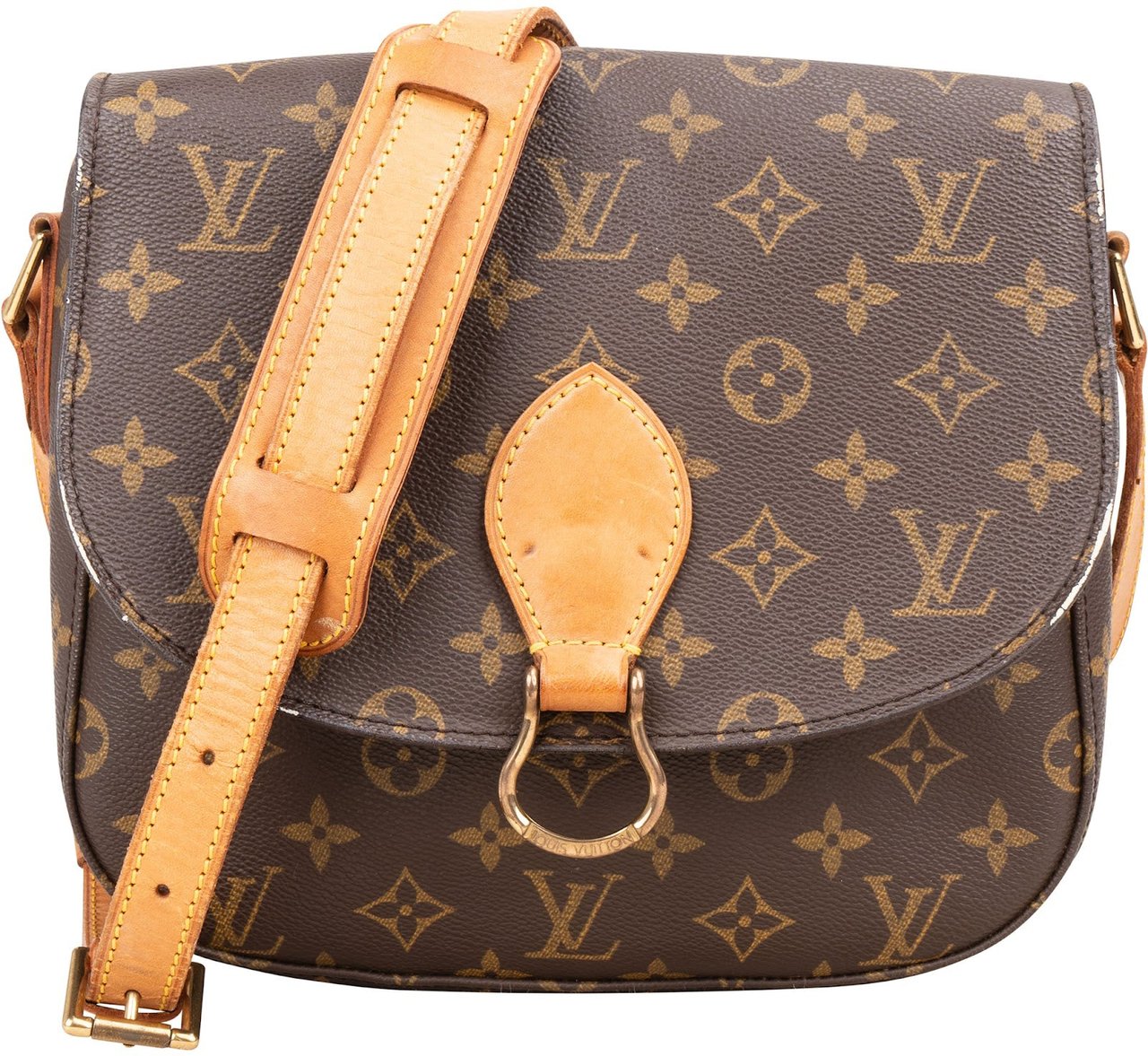 Louis Vuitton Louis Vuitton Monogram Canvas Saint Cloud GM Crossbody Bag Bruin