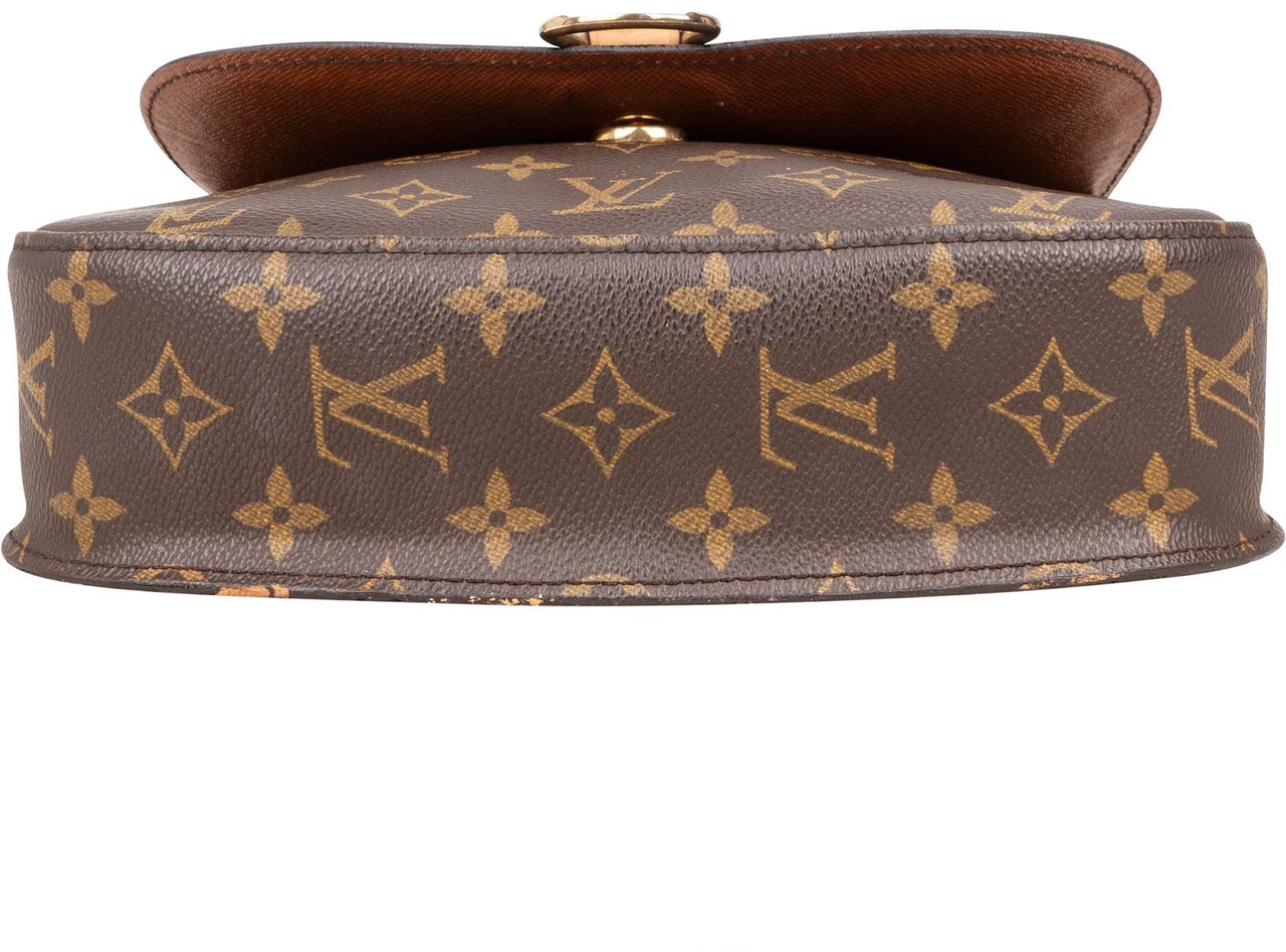 Louis Vuitton Louis Vuitton Monogram Canvas Saint Cloud GM Crossbody Bag Bruin