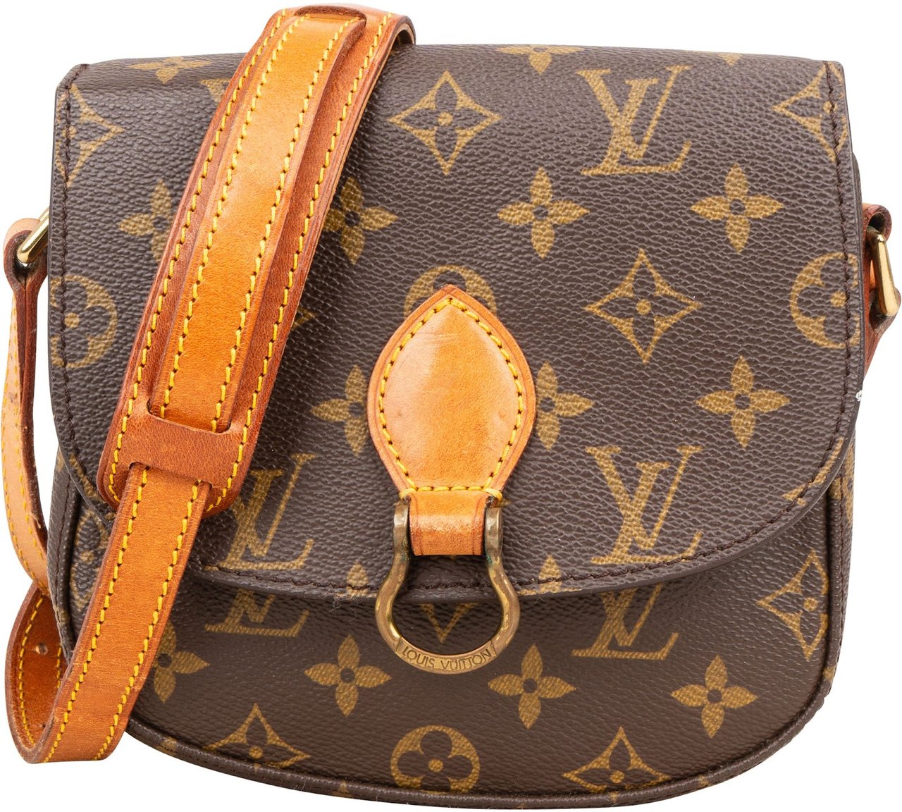 Louis Vuitton Louis Vuitton Monogram Canvas Saint Cloud PM Crossbody Bag Bruin