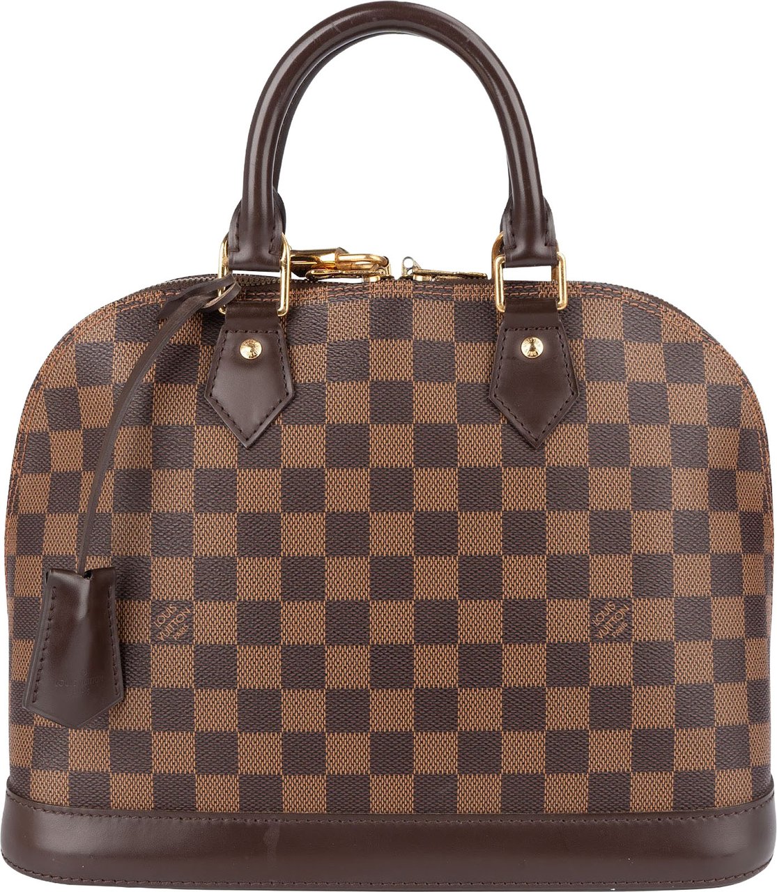 Louis Vuitton Louis Vuitton Monogram Damier Ebene Canvas Alma PM Handbag Bruin
