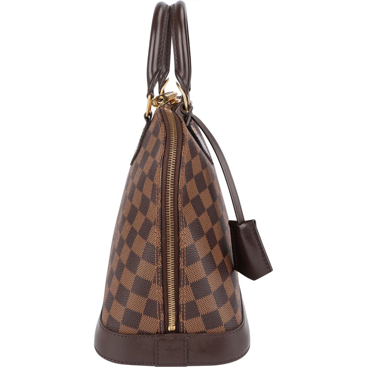 Louis Vuitton Louis Vuitton Monogram Damier Ebene Canvas Alma PM Handbag Bruin