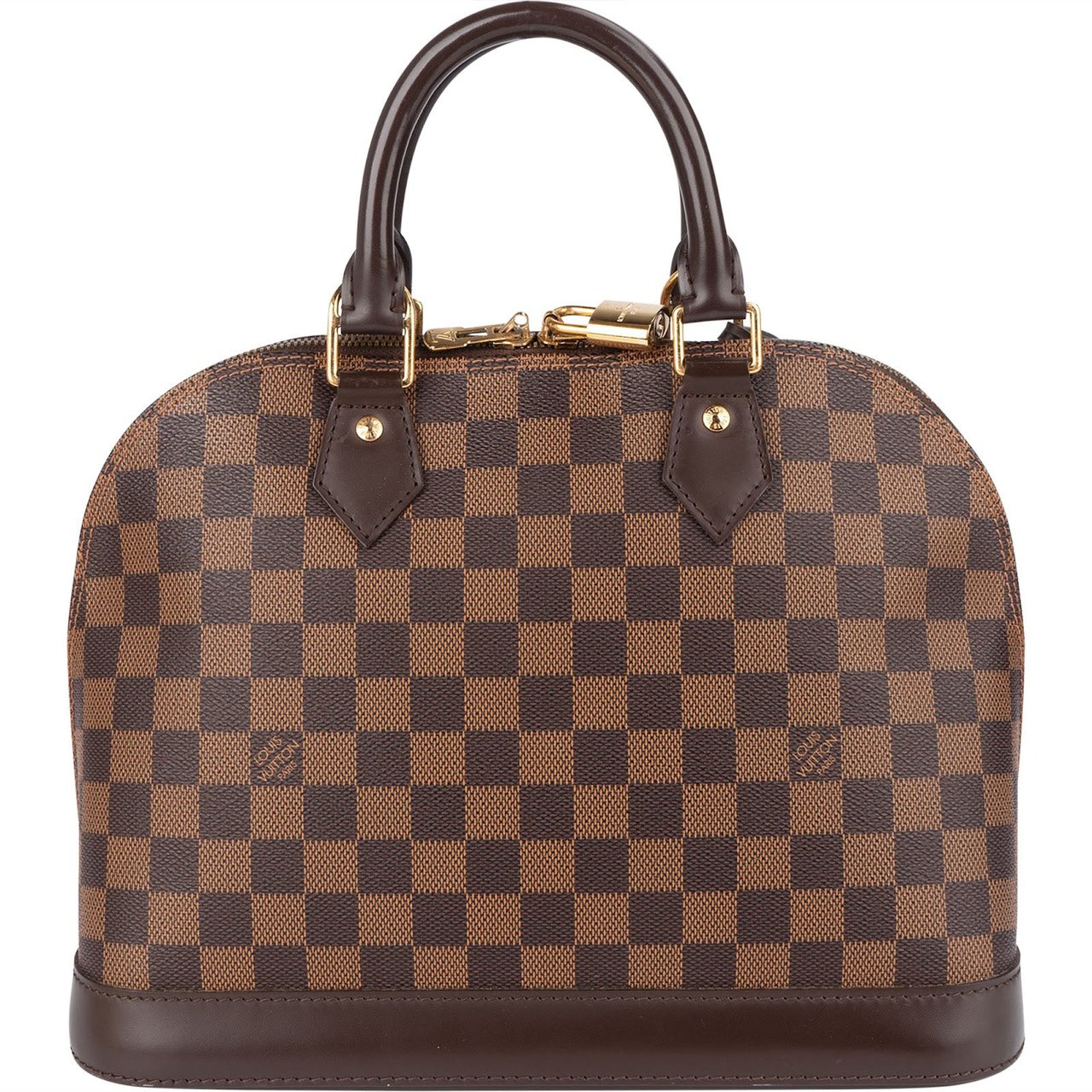 Louis Vuitton Louis Vuitton Monogram Damier Ebene Canvas Alma PM Handbag Bruin