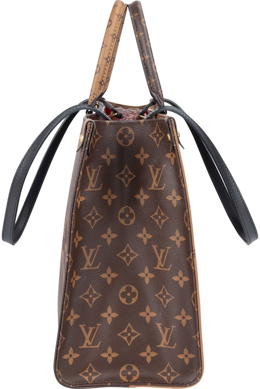 Louis Vuitton Monogram Canvas Giant On The Go MM Shoulder Bag Bruin